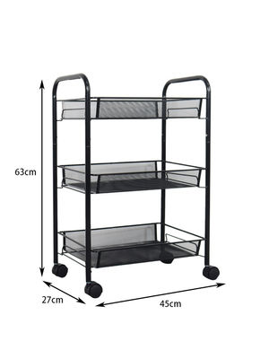 4 Storey Metal Trolley Cart